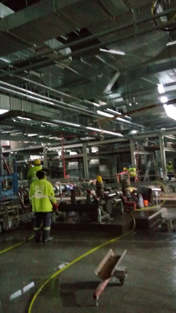 Fabrika üretim tesisi — saha çalışması