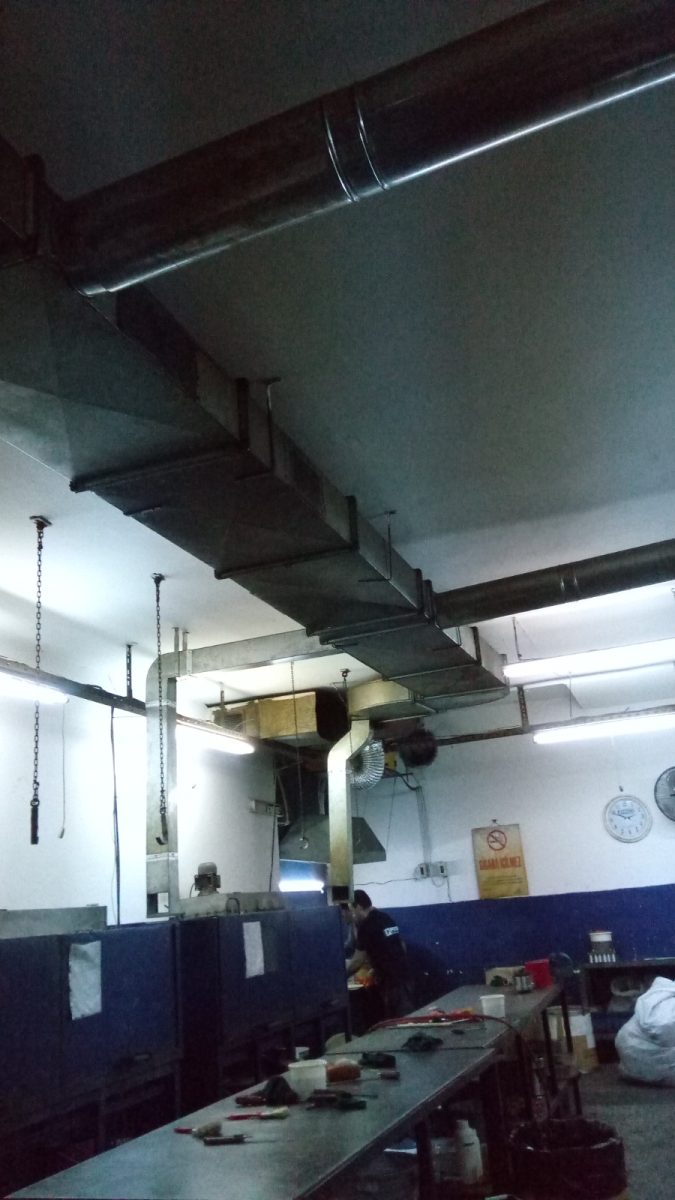HVAC hava kanalı tesisatı